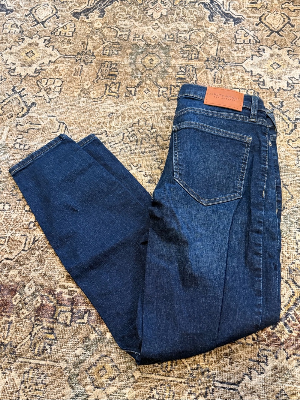 Lucky Brand Dark Indigo Ankle Jeans